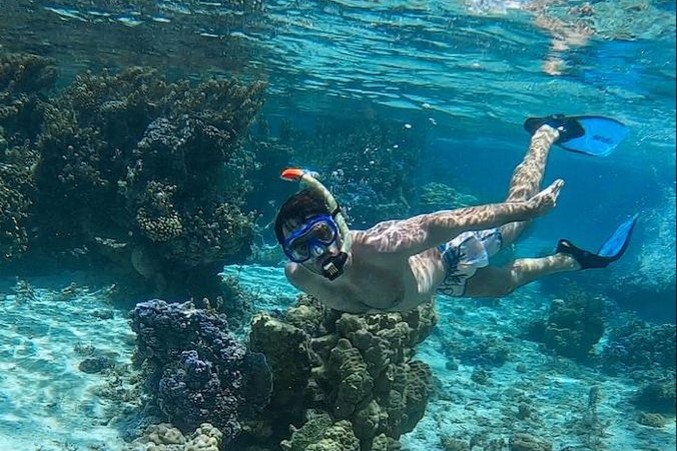 Snorkeling the reef